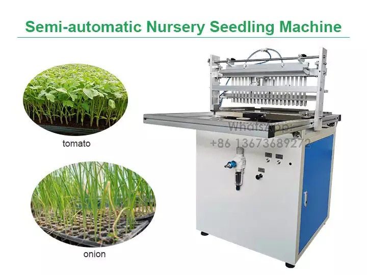 semi-automatic nursery seeding machine