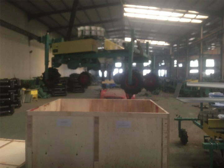 Two row transplanter shippment