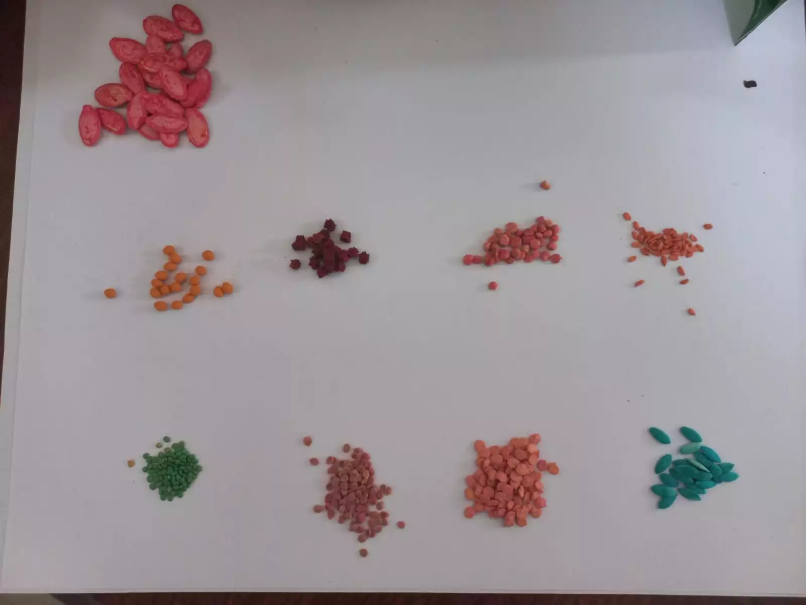 various seeds for planting