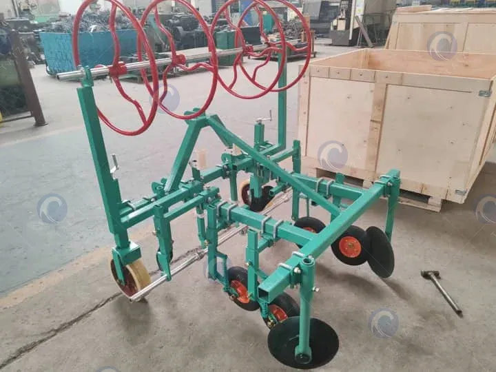 Tractor-driven mulching and drip irrigation machine