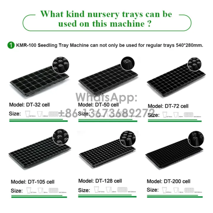 different nursery trays