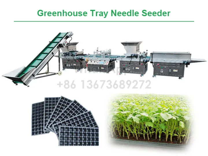 greenhouse tray needle seeder